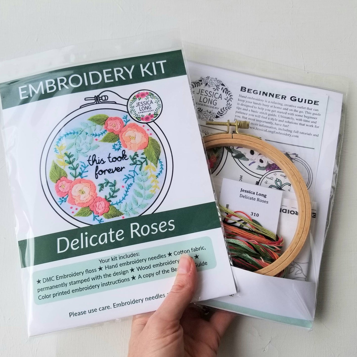 Embroidery Kit - Beginner Delicate Roses