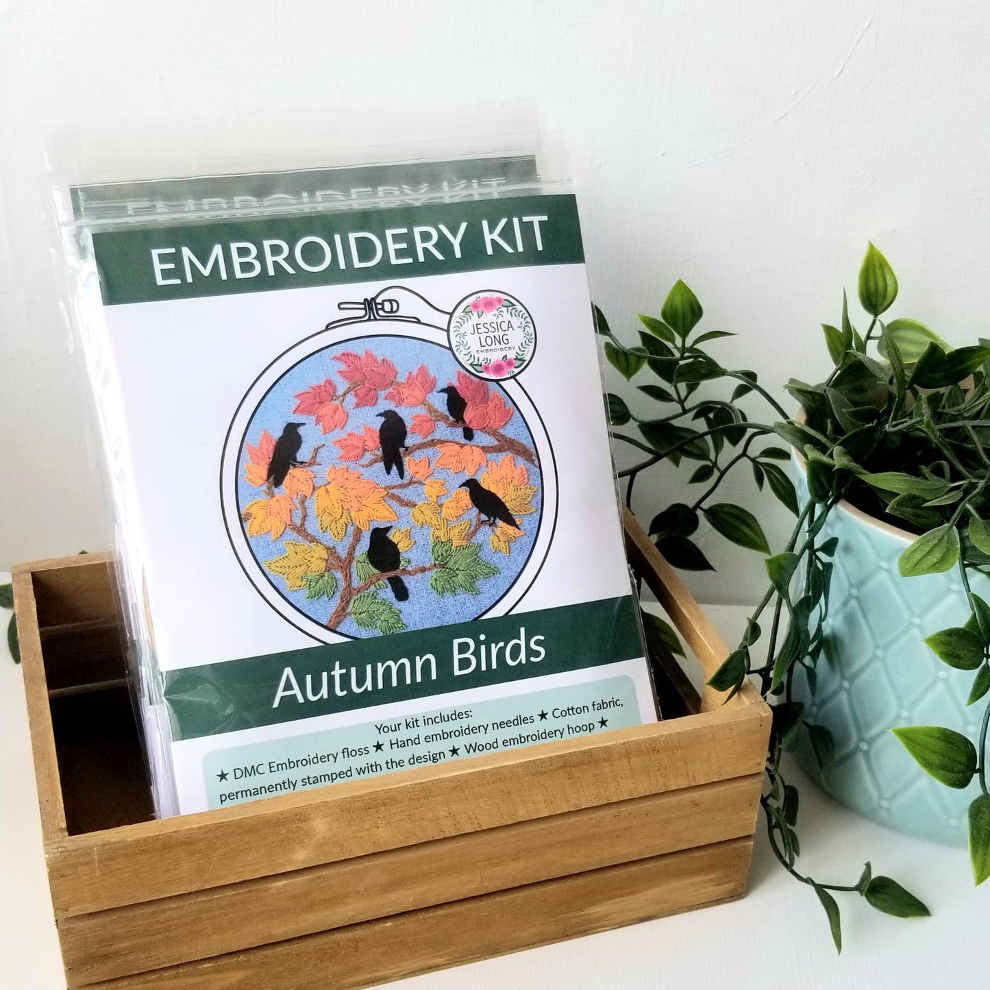 Embroidery Kit - Autumn Birds