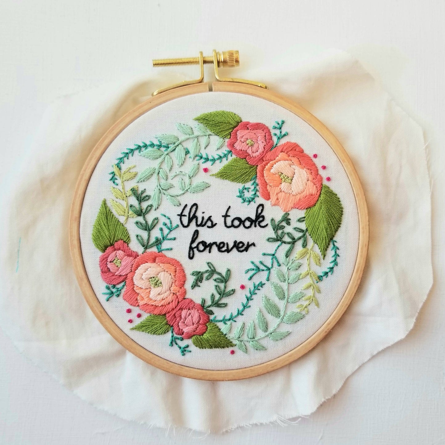 Embroidery Kit - Beginner Delicate Roses