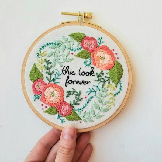 Embroidery Kit - Beginner Delicate Roses