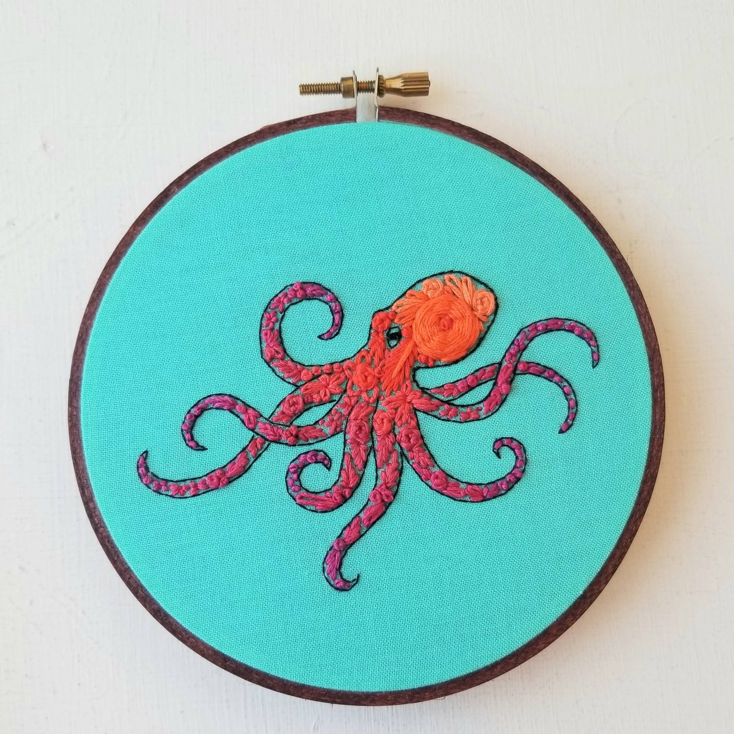 Embroidery Kit - Pacific Octopus