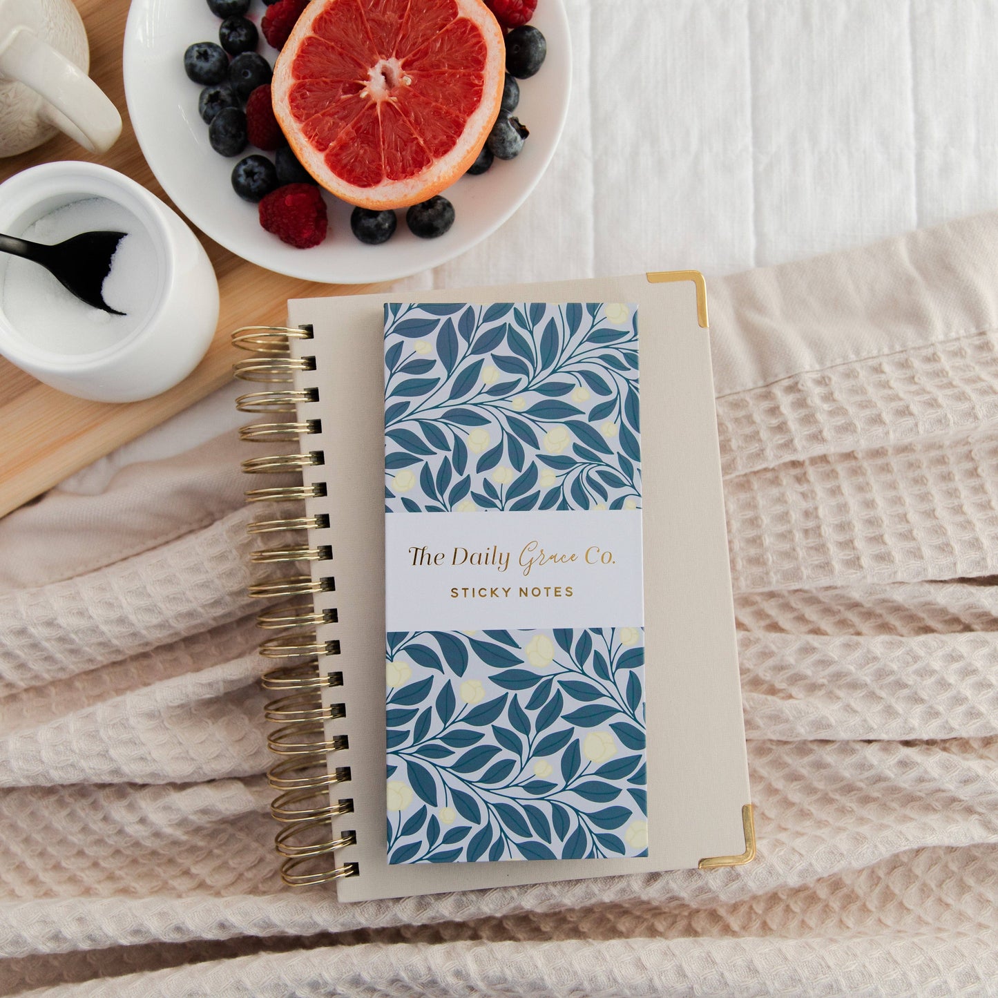 Planner Stickies - French Blue Floral